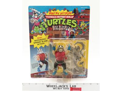 Slice 'N Dice Shredder Motorized Wacky Action 1990 TMNT Playmates NEW SEALED