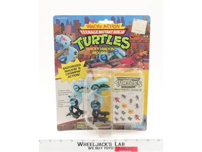 Wacky Walkin' Mouser Wacky Action TMNT 1989 Playmates MOSC NEW SEALED