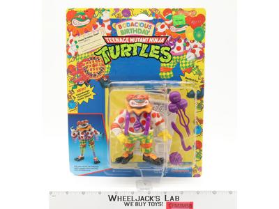Crazy Clownin' Mike Bodacious Birthday TMNT 1992 Playmates NEW MOSC SEALED