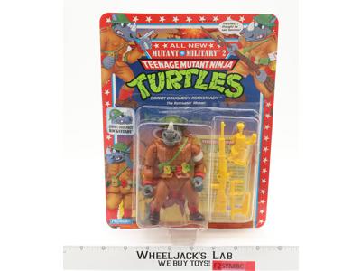 Dimwit Doughboy Rocksteady Mutant Military 2 TMNT 1992 Playmates NEW SEALED