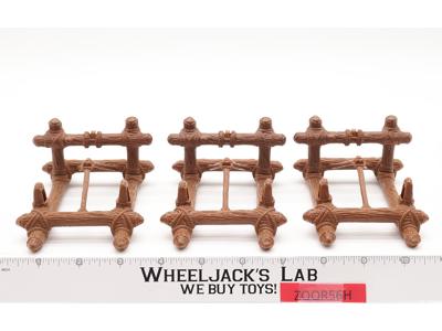 Set of 3 Ewok Assault Catapults Star Wars ROTJ 1984 Kenner Vintage Vehicle