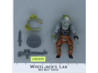 Rocksteady HARD HEAD 100% Complete Teenage Mutant Ninja Turtles 1988 Playmates