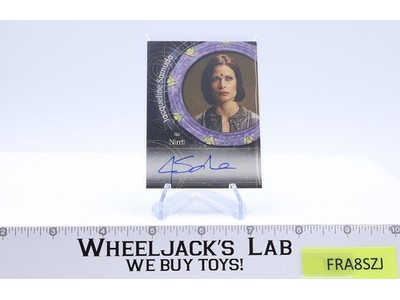 Jacqueline Samuda as Nirrti SIGNED Stargate SG-1 Rittenhouse Trading Card