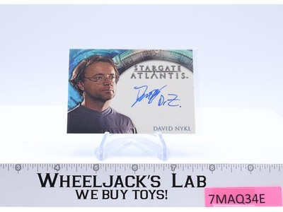 David Nykl as Dr. Radek Zelenka SIGNED Stargate Atlantis Trading Card