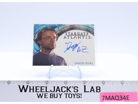 David Nykl as Dr. Radek Zelenka SIGNED Stargate Atlantis Trading Card