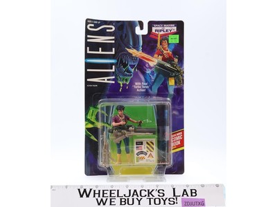 LT. Ripley Space Marine Aliens W/COMIC BOOK 1992 Kenner Action Figure NEW SEALED