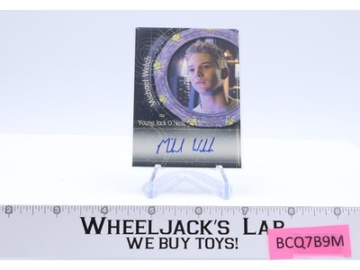 Michael Welch Young Jack O'Neill SIGNED Stargate SG-1 Rittenhouse Trading Card