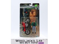 John Connor & Motorcycle Terminator 2 1991 Kenner Vintage Figure NEW MOSC SEALED