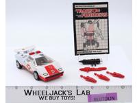 Red Alert 100% Complete 1985 Vintage Action Figure G1 Transformers Lamborghini