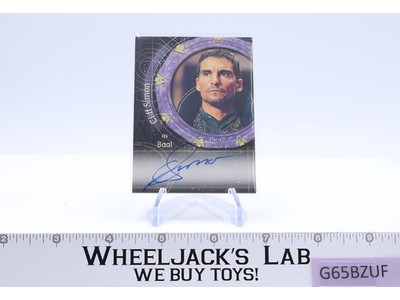 Cliff Simon as Baal SIGNED Stargate SG-1 Rittenhouse Trading Card