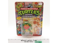 Storage Shell Raphael W/Cardback 100% Complete TMNT 1991 Playmates Figure