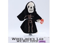 Grim Reaper Skeleton "Creepers" Halloween 2000 Ty Beanie Babies NEW W/Tags