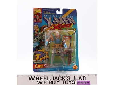 Cable W/Clobber Action X-Men X-Force 1992 Toy Biz Action Figure NEW MOSC SEALED