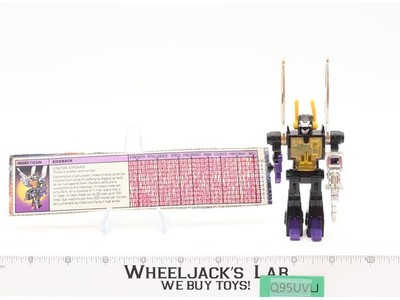Kickback 100% Complete Vintage 1985 G1 Transformers Hasbro Action Figure