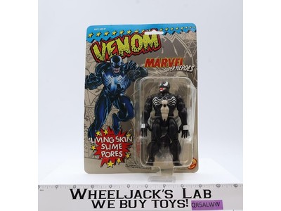 Venom Living Skin Marvel Super Heroes 1992 Toy Biz Action Figure NEW MOSC SEALED
