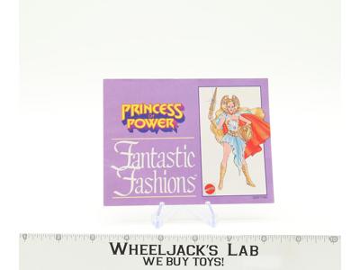 Fantastic Fashions Princess Of Power Mattel 1986 Mini Comic He-Man She Ra