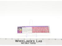 Dead End Action Figure Tech Spec 1986 Vintage Hasbro G1 Transformers