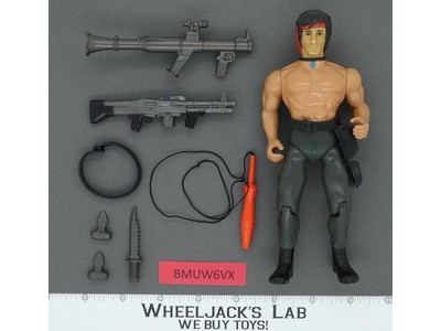 Rambo Sylvester Stallone 100% Complete 1985 Coleco Vintage Action Figure