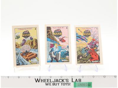 M.A.S.K Lot of 3 Mini Comic Books Issue #1 # 2 #3 Vintage 1985 Kenner