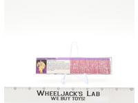 Drag Strip Action Figure Tech Spec 1986 Vintage Hasbro G1 Transformers