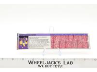 Blitzwing Action Figure Tech Spec 1985 Vintage Hasbro G1 Transformers