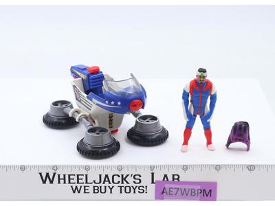 Bullet Motorcycle W/Ali Bombay 100% Complete 1987 M.A.S.K. Kenner Vintage