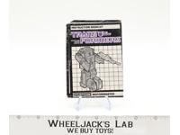 Motormaster Instruction Manual Booklet 1985 Hasbro G1 Transformers