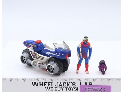 Bullet Motorcycle W/Ali Bombay 100% Complete 1987 M.A.S.K. Kenner Vintage