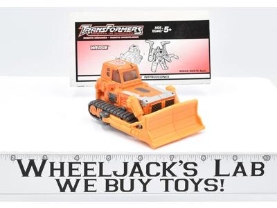 Wedge Orange Bulldozer Complete RID Hasbro Transformers 2001