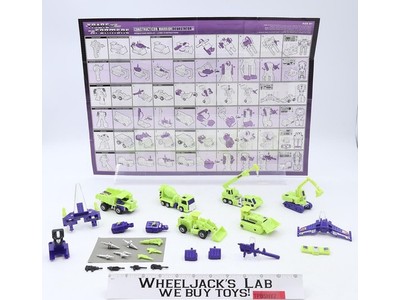 Devastator 100% Complete Transformers G1 Reissue 2017 Hasbro Action Figure