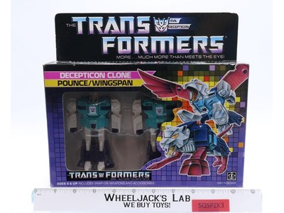Pounce Wingspan G1 Transformers Hasbro Vintage Action Figure NEW MOSC
