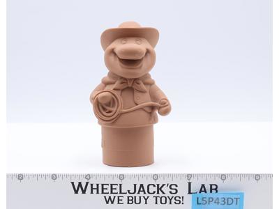 Cowboy Barney PROTOTYPE ROTOCAST Barney the Dinosaur 5" Rubber Figure