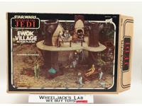 Endor Ewok Village 100% Complete W/Box Star Wars 1983 Kenner Vintage Playset
