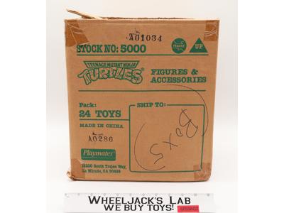 Store Mailer Box EMPTY Teenage Mutant Ninja Turtles TMNT 1980-90s Playmates