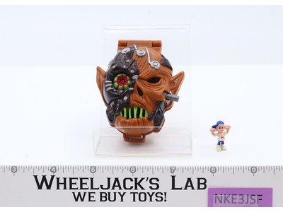 Skull Warrior Horror Heads 100% Complete 1992 Mighty Max Bluebird Toys Vintage