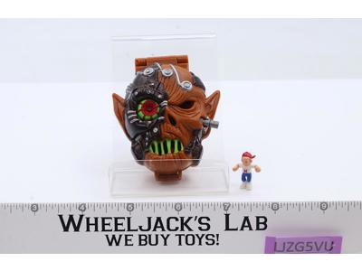 Skull Warrior Horror Heads 100% Complete 1992 Mighty Max Bluebird Toys Vintage