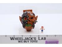 Skull Warrior Horror Heads 100% Complete 1992 Mighty Max Bluebird Toys Vintage