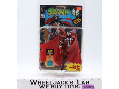 Spawn Flying Cape + Comic Book Spawn 1994 Todd Toys Action Figure NEW SEALED