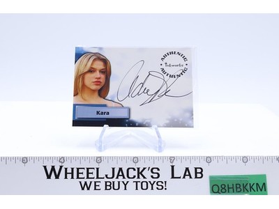 Adrianne Palicki as Kara SIGNED Smallville #A24 Inkworks Trading Card