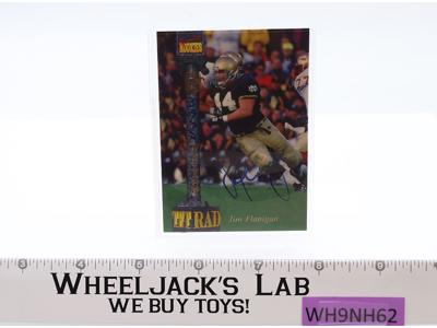 Jim Flanigan Tetrad AUTOGRAPHED 1994 Signature Rookies NFL Trading Card