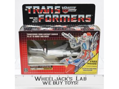 Broadside NEAR MINT FIGURE MIB 100% Complete 1986 Vintage Hasbro G1 Transformers