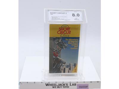 Short Circuit 2 1988,1988 Slipcover RCA Columbia Beckett 8.0 / A- VHS