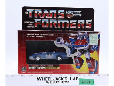 Smokescreen G1 Transformers 1985 Hasbro Vintage Action Figure MISB NO COLOR BRK
