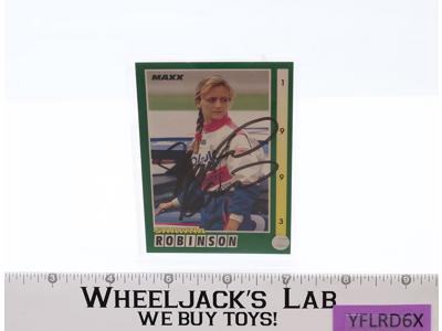 Shawna Robinson AUTOGRAPHED 1993 MAXX Racing NASCAR Trading Card