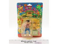 Toon Vernon 100% Complete W/ Card TMNT 1993 Playmates Action Figure