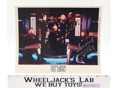Worf / Deanna Troi Star Trek Michael Dorn / Marina Sirtis AUTOGRAPHED 8x10 Photo
