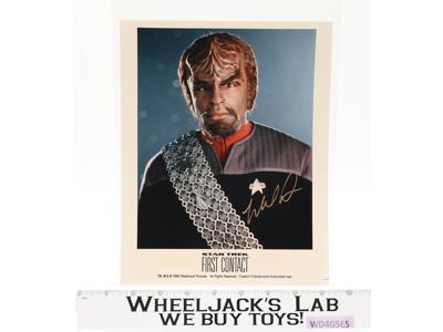Commander Worf Star Trek Next Generation Michael Dorn AUTOGRAPHED Picture 8 x 10