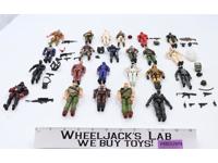Lot of 23 Modern G.I. Joe Action Figures + Accessories 2000's-2010's Hasbro