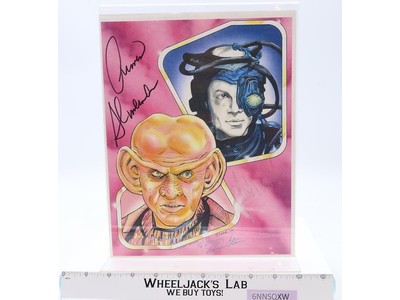 Quark / Borg Star Trek Shimerman / Del Arco AUTOGRAPHED 8x10 Photograph