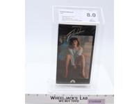 Flashdance 1983,1991 Slipcover Hologram Sticker Seal Beckett 8.0 / A- VHS